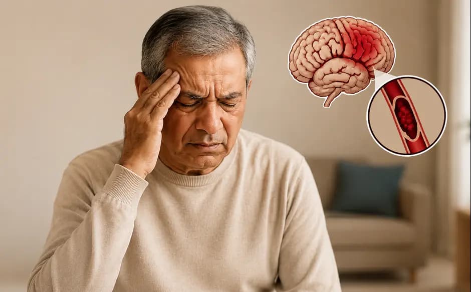 What are the warning signs of a mini stroke (TIA)?
