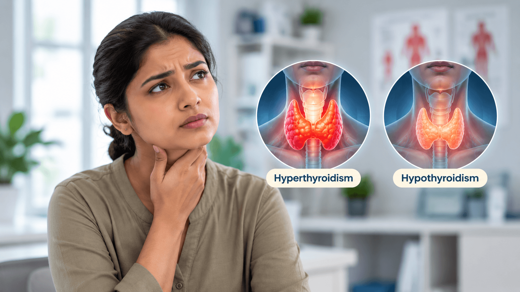 Hyperthyroidism vs Hypothyroidism: How to Tell Them Apart