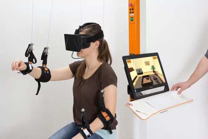 Virtual Reality System for Upper and Lower Limbs